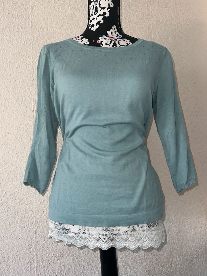 Sorgenfri Seiden Pullover Sky 40 42 passende Strickjacke sep❗️ in Frankfurt am Main