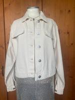 Jacke Hemdjacke Jeansjacke Creme beige 40/42 Köln - Nippes Vorschau