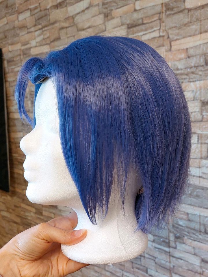 Blue Lock Reo Mikage Wig Perücke lila violett Schuluniform in Ellwangen (Jagst)