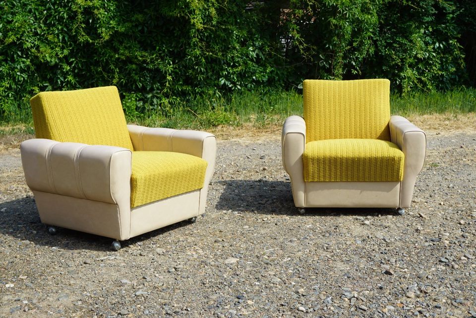 2 x Vintage Sessel aus den 1970er Jahren easy chair in Dingelstedt am Huy