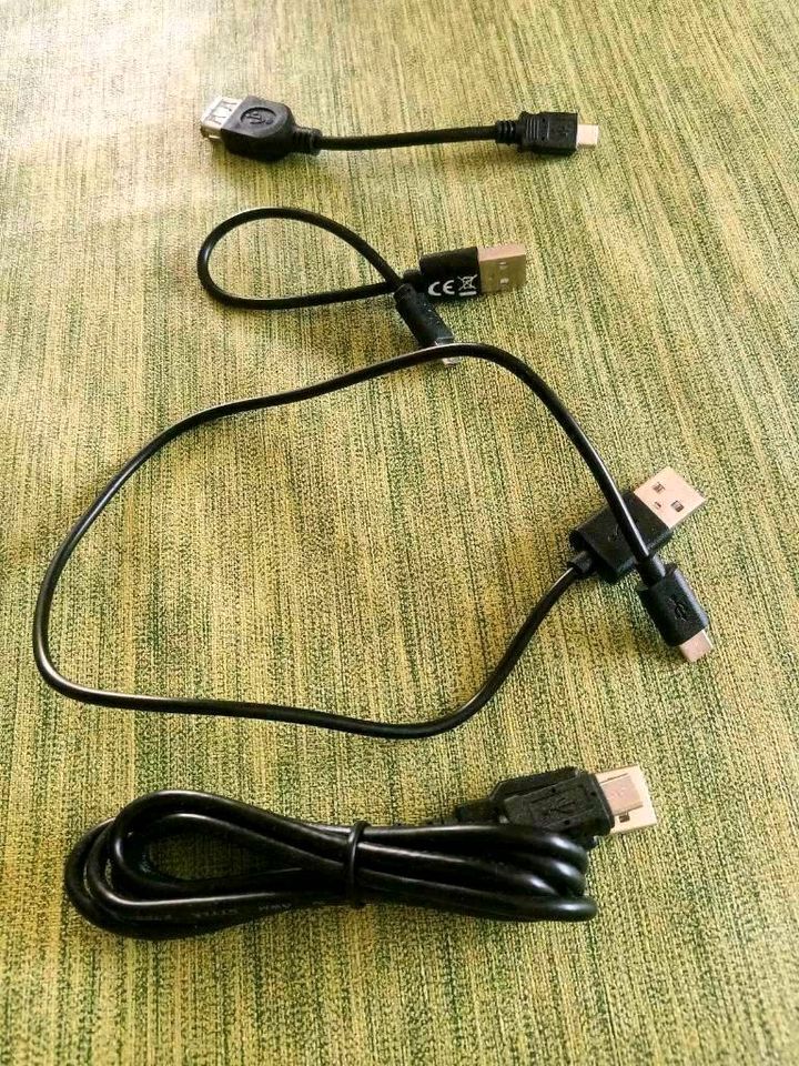 Versch Länge USB Ladekabel kurz/lang Typ A B micro Handy • BtBj in Haßmersheim