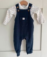 Baby Outfit 2-teilig in blau Latzhose & Body von Topomini Gr. 68 Nordrhein-Westfalen - Detmold Vorschau