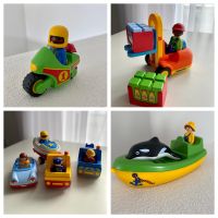 Playmobil 123 Autos Boot Motorrad Gabelstapler Bayern - Althegnenberg Vorschau