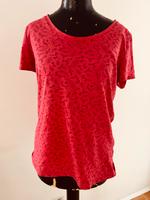 Shirt T-Shirt Floral rot Rundhals Baumwolle Rheinland-Pfalz - Erpel Vorschau