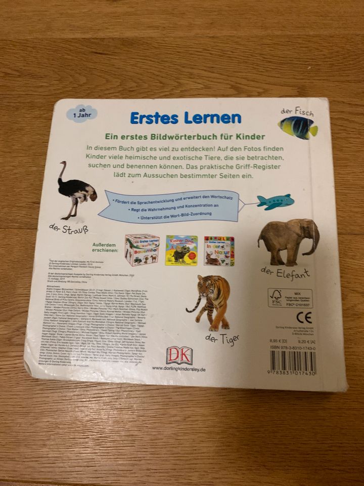 Buch für Kinder Babys Erstes Lernen Tiere in Jena