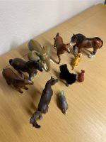 9 Schleich Tiere, alte Versionen Stuttgart - Rohracker Vorschau