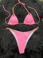 Bikini Rosa Gold Ketten 36 wie neu Baden-Württemberg - Ludwigsburg Vorschau
