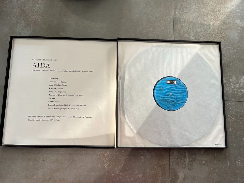 Schallplatte „Aida“ von Giuseppe Verdi in Zeulenroda