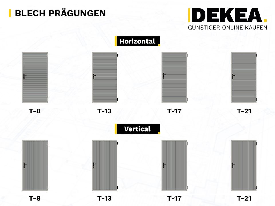 Eingangstür Tür Stahltür nach Maß Schlupftür Innentür für Gartenhaus Garage Goldene Eiche 80x150 cm Außentür Holzlacke Technischetür Metalltür in Dresden