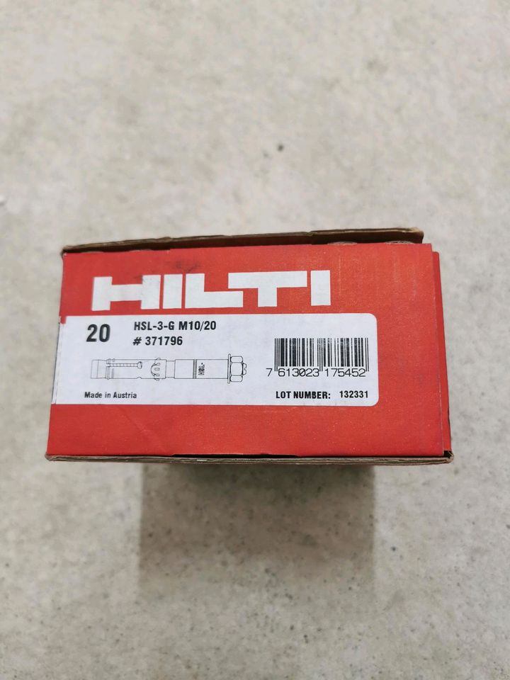 Hilti M10 Schwerlastanker Gewindebolzen in Herne