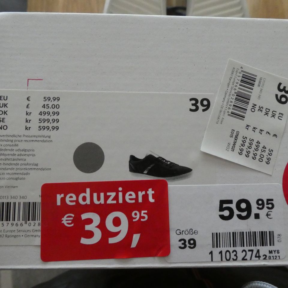 Schuhe von Esprit Grösse 39  NEU in Föhren bei Trier