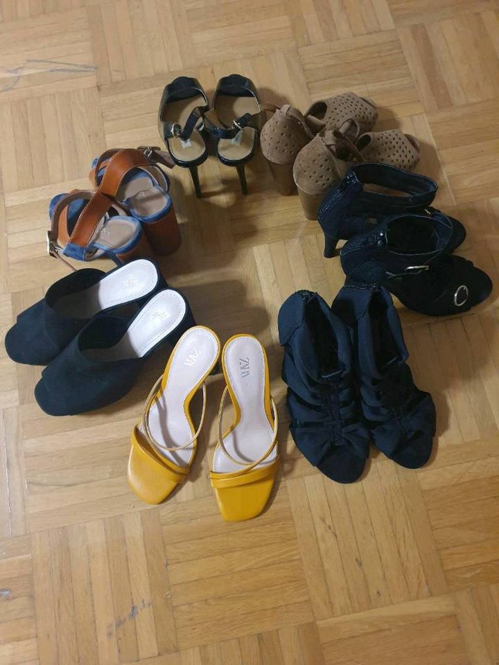 Sandalen Zara, HM, brasilianische Marken in Kulmbach