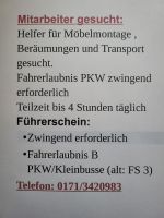 Mitarbeiter gesucht ! Sachsen - Falkenstein/Vogtland Vorschau