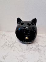Katzenkopf schwarz mit LED Beleuchtung Deko Hessen - Weimar (Lahn) Vorschau