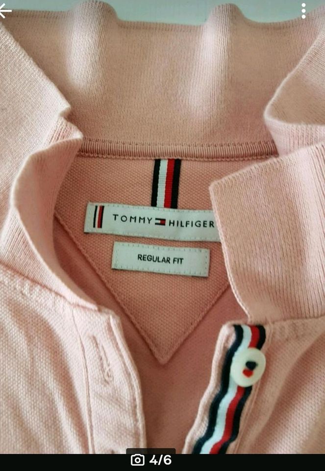 Tommy Hilfiger Poloshirt rosa inkl.Versand in Hamburg