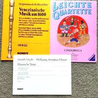 Konvolut 3 Blockflötennotenhefte Venzianische Musik  Leichte Quar Niedersachsen - Wilhelmshaven Vorschau