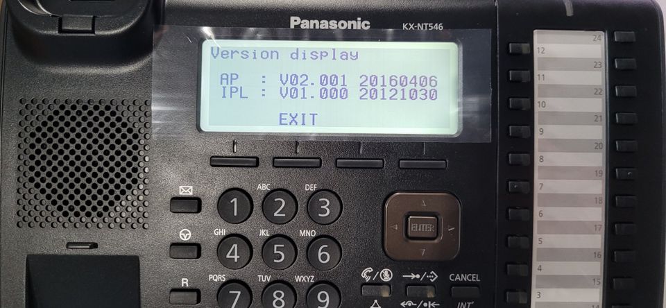 IP Systemtelefon Panasonic KX-NT546NE-B NT546NEBV4-2B NEU OVPD317 in Beilngries