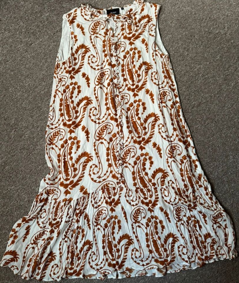 OBJECT Kleid boho - braun / creme - Gr. 38 in Sonnefeld