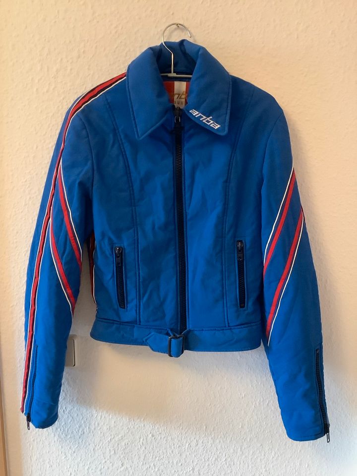 NEU Orig. Vintage 80er Skijacke Winterjacke Neon Retro Streifen in Leipzig