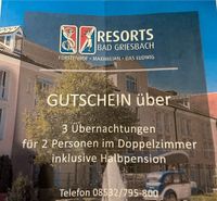 Hotelgutschein Bad Griesb. 3 ÜN HP Fürstenhof, Maximilians,Ludwig Bayern - Wunsiedel Vorschau