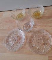 NEU / 3 × Schälchen 2 × Teller Glas Set Hartglas Leipzig - Sellerhausen-Stünz Vorschau