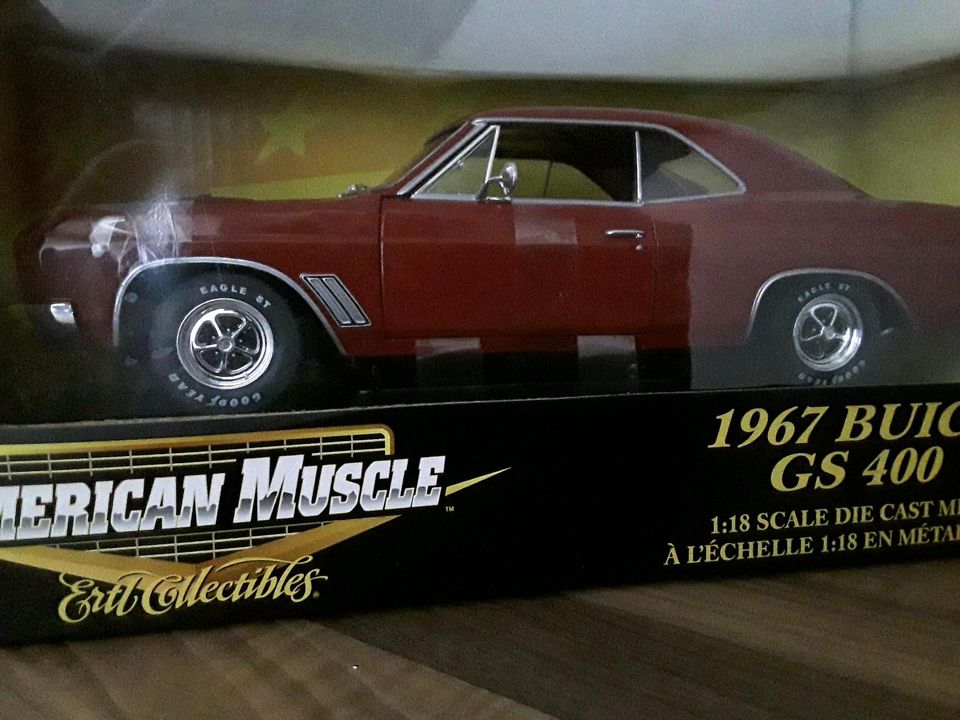 1967 Buick GS 400 rot von American Muscle 1:18 in Cornberg Hessen