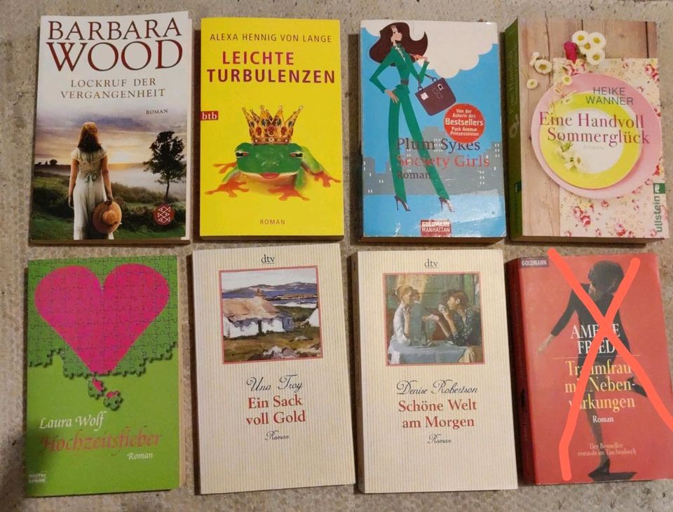 Frauen Roman Urlaub Lektüre Henning von Lange Wood 7 Bücher a 1€ in Friedberg