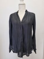 Dunkelblaue glänzende Bluse von H&M Bayern - Neufahrn Vorschau