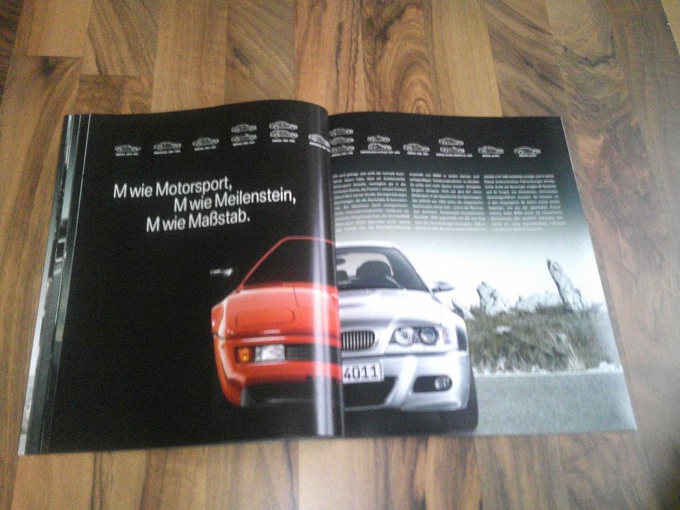 BMW M3 E46 Coupe + Cabrio Prospekt von 1/2006 mit 60 Seiten !! in Göttingen