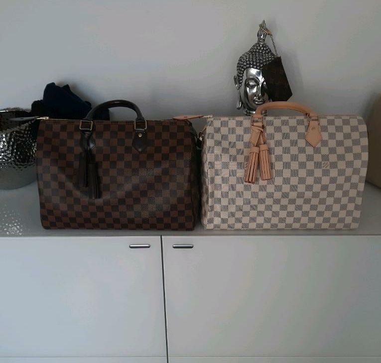 Louis Vuitton Anhänger Damier ebene Tassel Quaste Taschenschmuck in Pforzheim