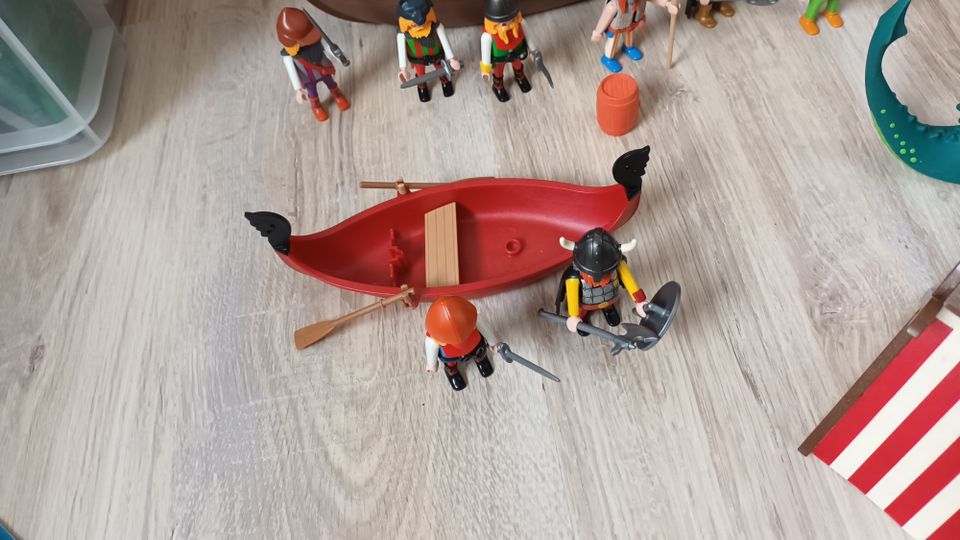 Playmobil-1-,  Wikinger Konvolut, aus 3150, 3151, 3153 bis 3158 in Kattendorf