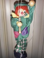 Clown-Marionette aus Holz Berlin - Steglitz Vorschau