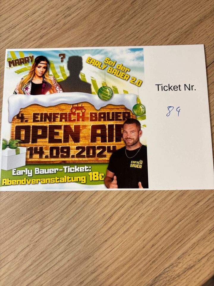 Tickets Early Bauer-Ticket in Tann