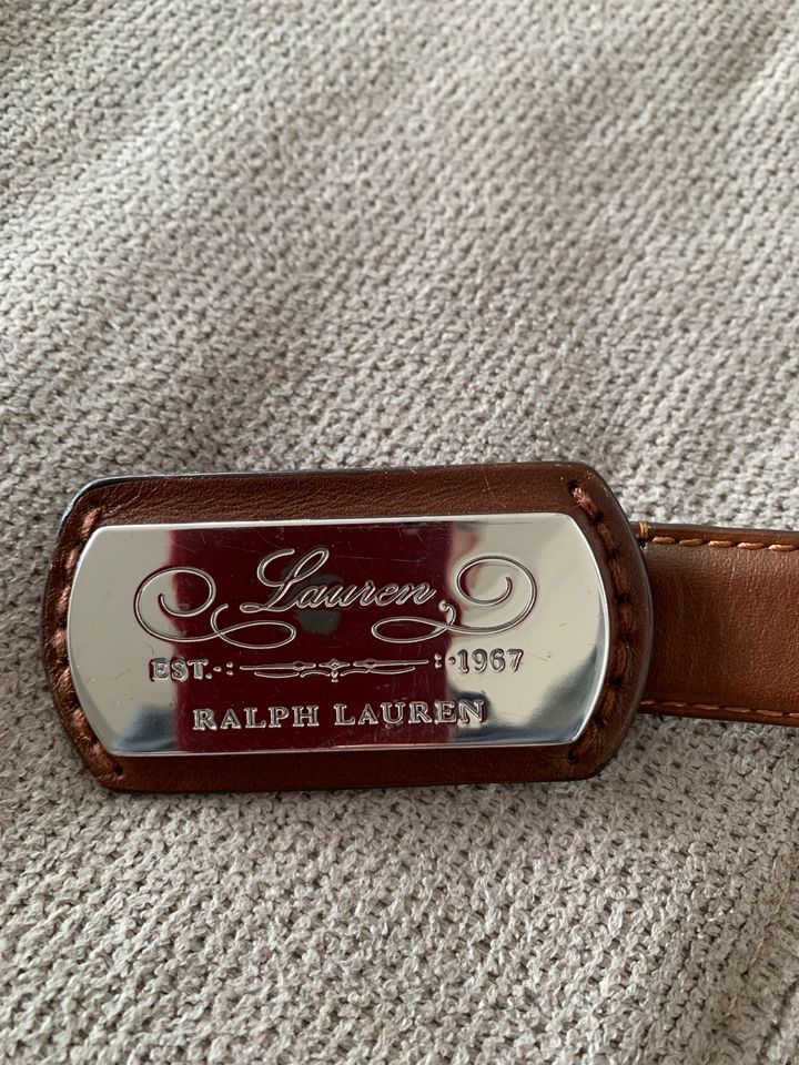 Zugreifen!Neuer Echt Leder Gürtel von Ralph Lauren braun 105 cm in Durach