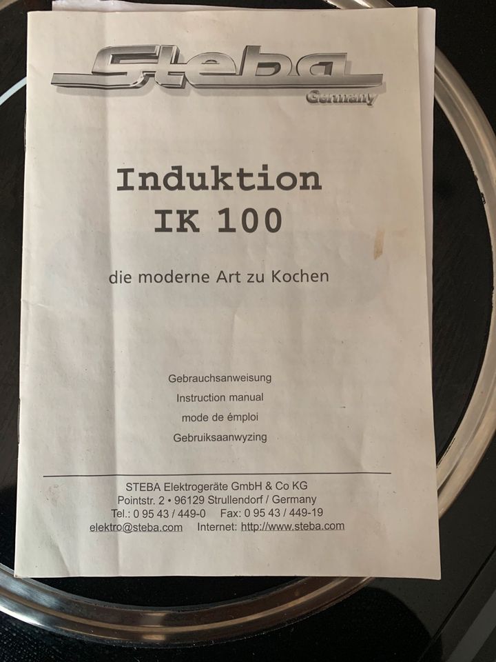 Steba, Doppel-Induktionskochplatte IK 100 in Niedersachsen - Salzgitter |  Herd, Elektroherd oder Backofen gebraucht kaufen | eBay Kleinanzeigen ist  jetzt Kleinanzeigen