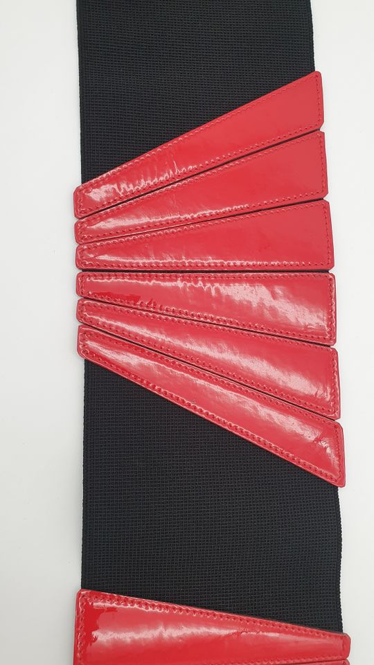 Vintage Handtasche Picard Lackleder inkl Taillengürtel rot 70er in Merzig