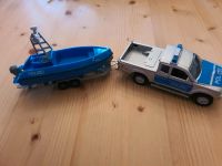 Polizeiauto mit Hänger und Boot Bayern - Nabburg Vorschau