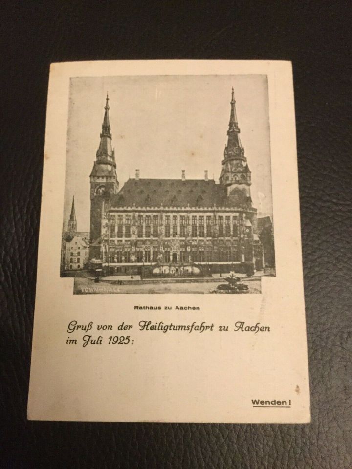 Alte Postkarte Aachen 1925 in Viersen