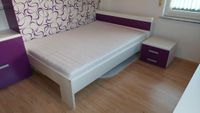 Jugendzimmer Bett 140x200 und Bettkonsole (Nachttisch) Baden-Württemberg - Klettgau Vorschau