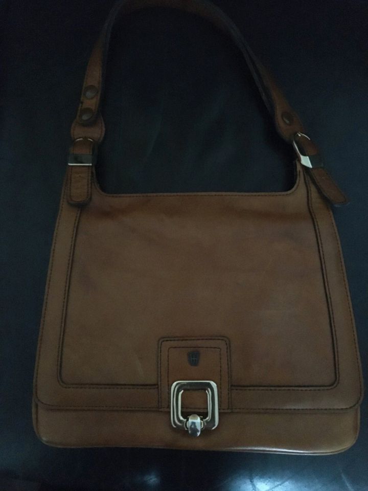 Leder Handtasche - vintage in Liebenau