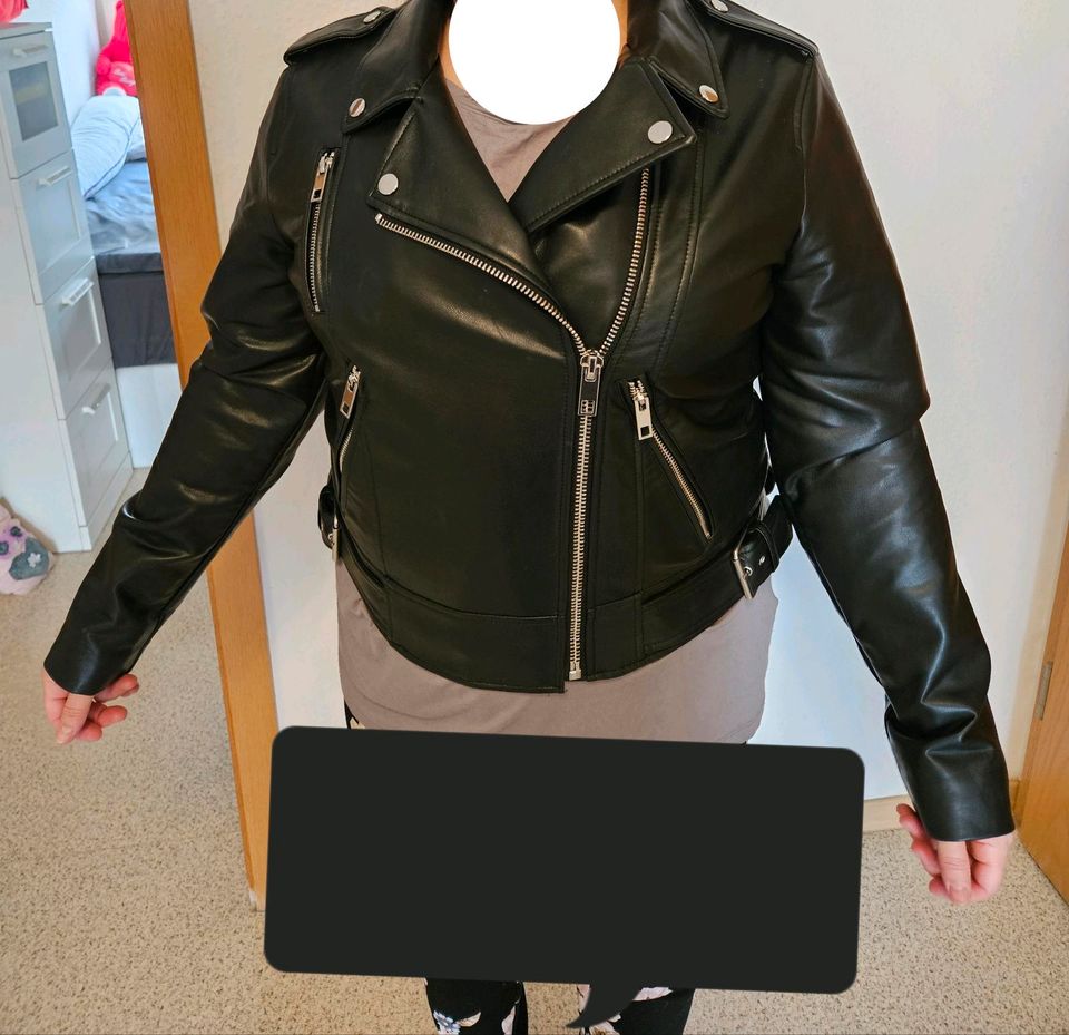 Zara Lederjacke Ganz neu xxl in Ulm