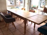 Massivholz Tisch Landhausstil  140cm + 2 x 0,50cm Ansteckplatten Nordrhein-Westfalen - Langenfeld Vorschau