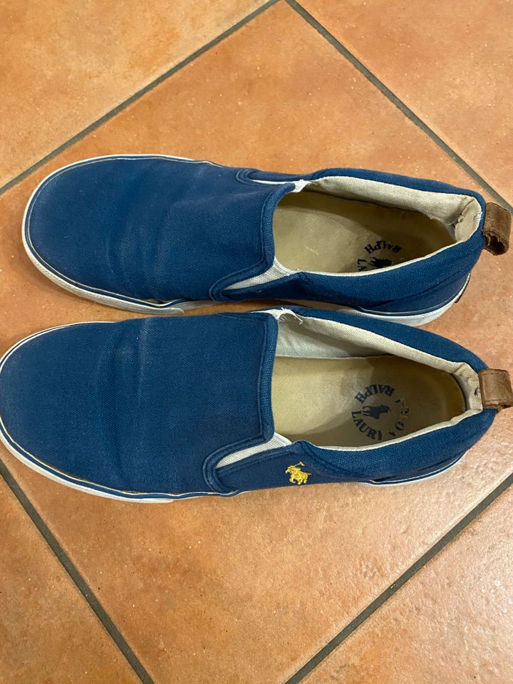 Polo Ralph Lauren Canvas Slip On Sneaker Gr.EU 38 UK 5 in Leipzig