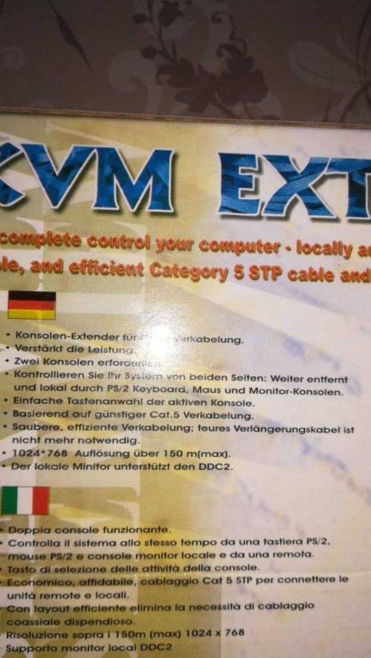 KVM-Extender CE-220 incl Netzteile und Kabel in Wellendingen