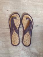 braune Flip-Flops von H&M, Gr.36-37, Bambussohle, wie neu Nordrhein-Westfalen - Lüdenscheid Vorschau