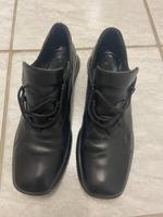 ECCO Lederhalbschuh Damen Größe 7 1/2 Bayern - Geltendorf Vorschau