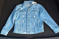 TOPSHOP Moto Damen Jeansjacke mit Backprint Nordrhein-Westfalen - Langenfeld Vorschau