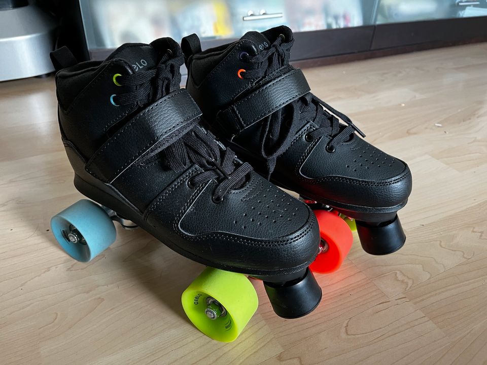 OXELO Rollschuhe Quad 100 /Roller Skates  Gr 40, quasi neu in Soest