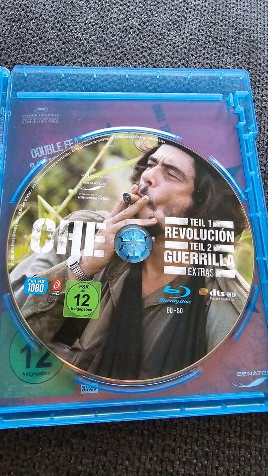 Bluray CHE Teil 1+2 - Benicio Del Toro. Steven Soderbergh in Bensheim