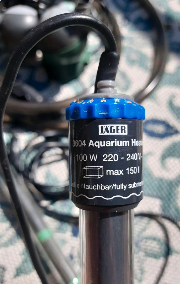 Aquarium Starter Set mit Deckel, Beleuchtung & viel Zubehör in Caputh